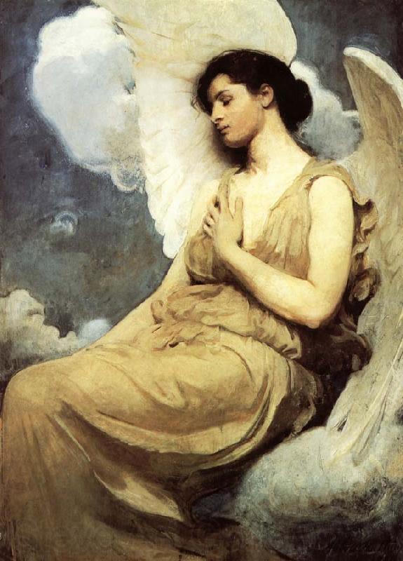 Abbott Handerson Thayer Winged Figure Norge oil painting art